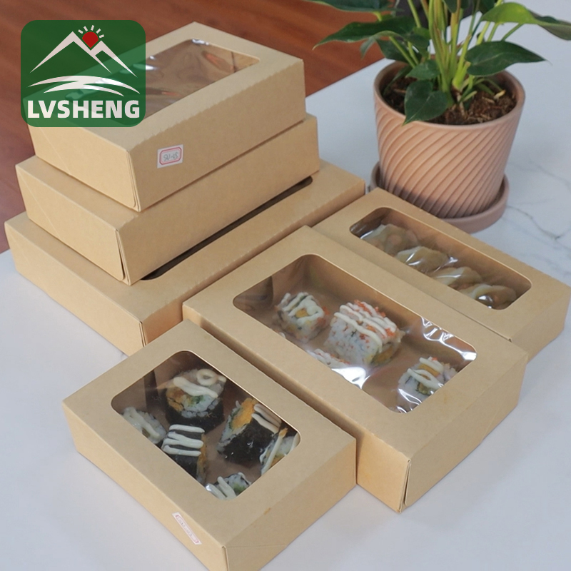 Novi proizvodi iz Xiamen Lvsheng tvornice -Sushi Togo Box s jasnim prozorom